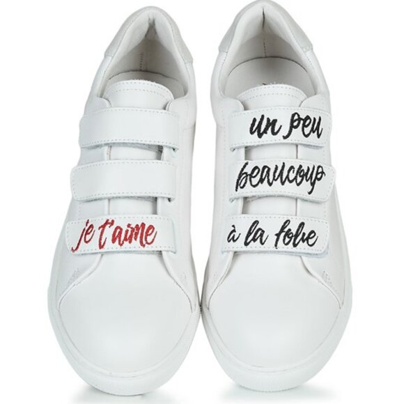 Bons Baisers de Paname Edith Je T'aime white shoes size 37 - Picture 2 of 8
